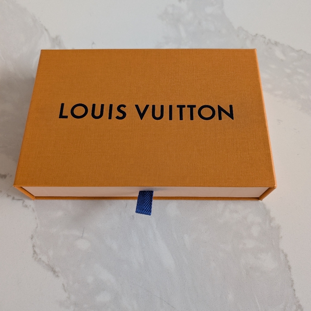 Louis Vuitton Orange Gift Box with Blue Tab